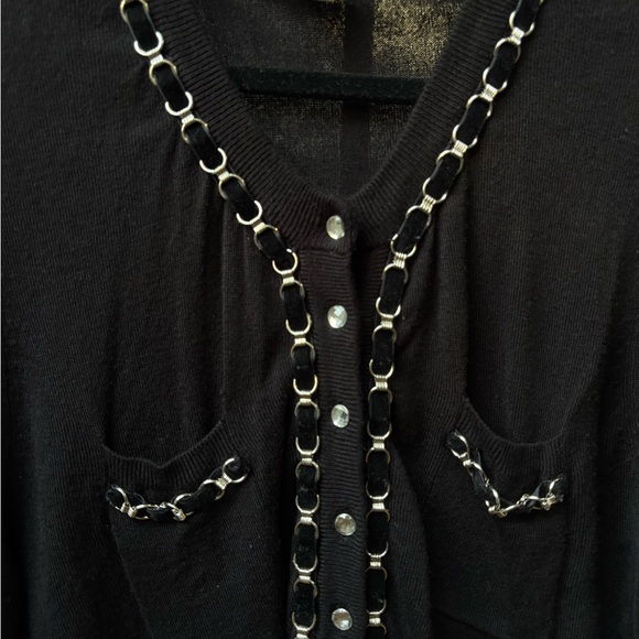 Cache Chain-Trim Cardigan - Picture 5 of 7